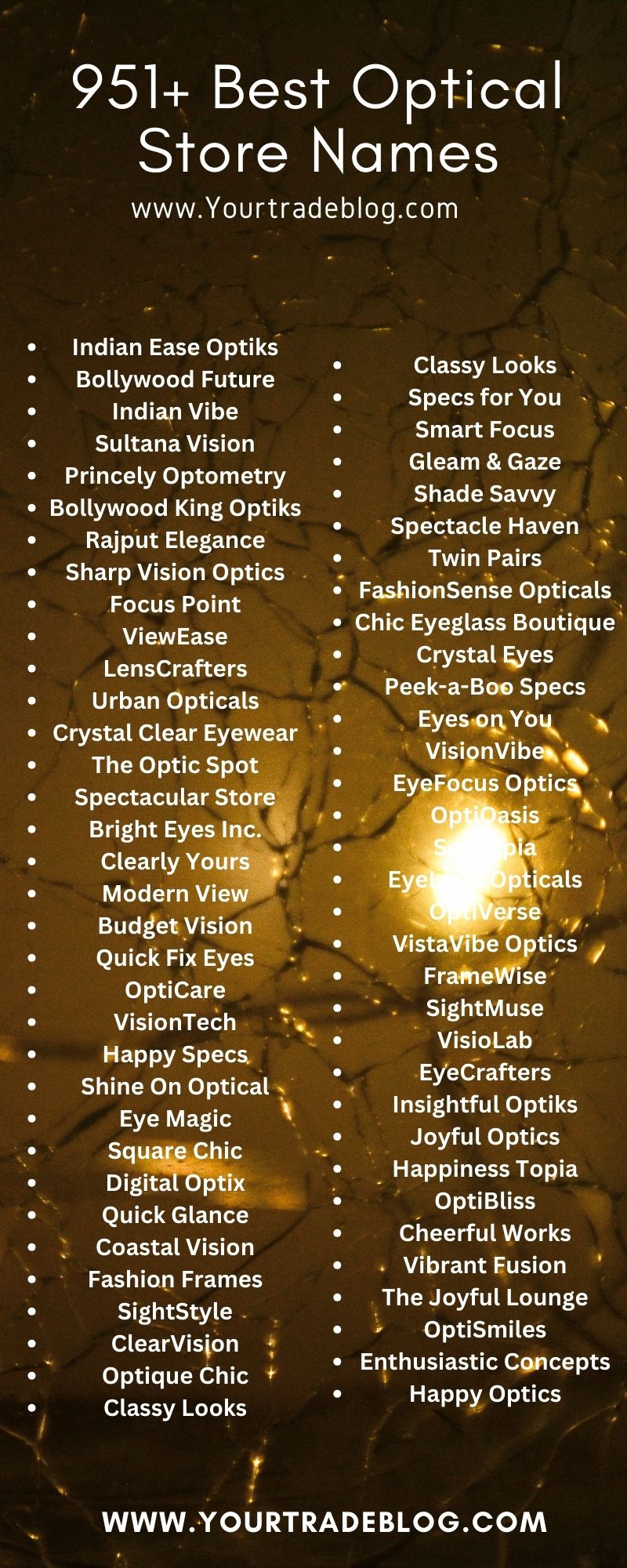 (773+) Catchy Optical Shop Names Ideas: Eyewear Shop Names